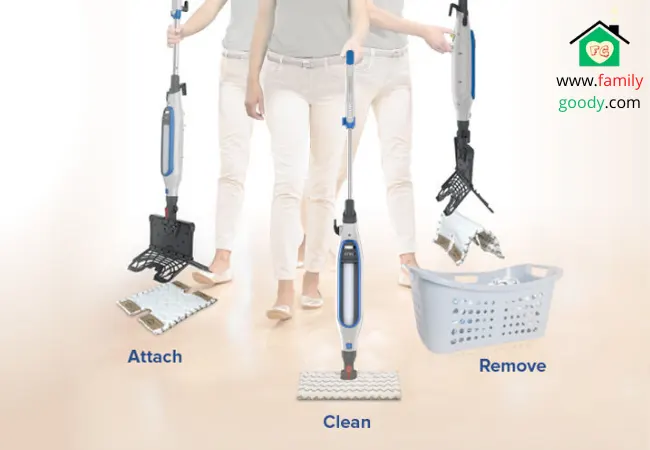 Touch-free technology of Shark Genius Steam Pocket Mop System S5003D