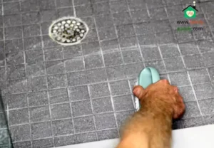 Steps by step guide on How to clean mold in shower grout with hydrogen peroxide