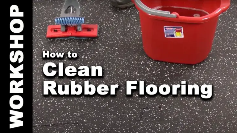 How to Clean Rubberized Flooring